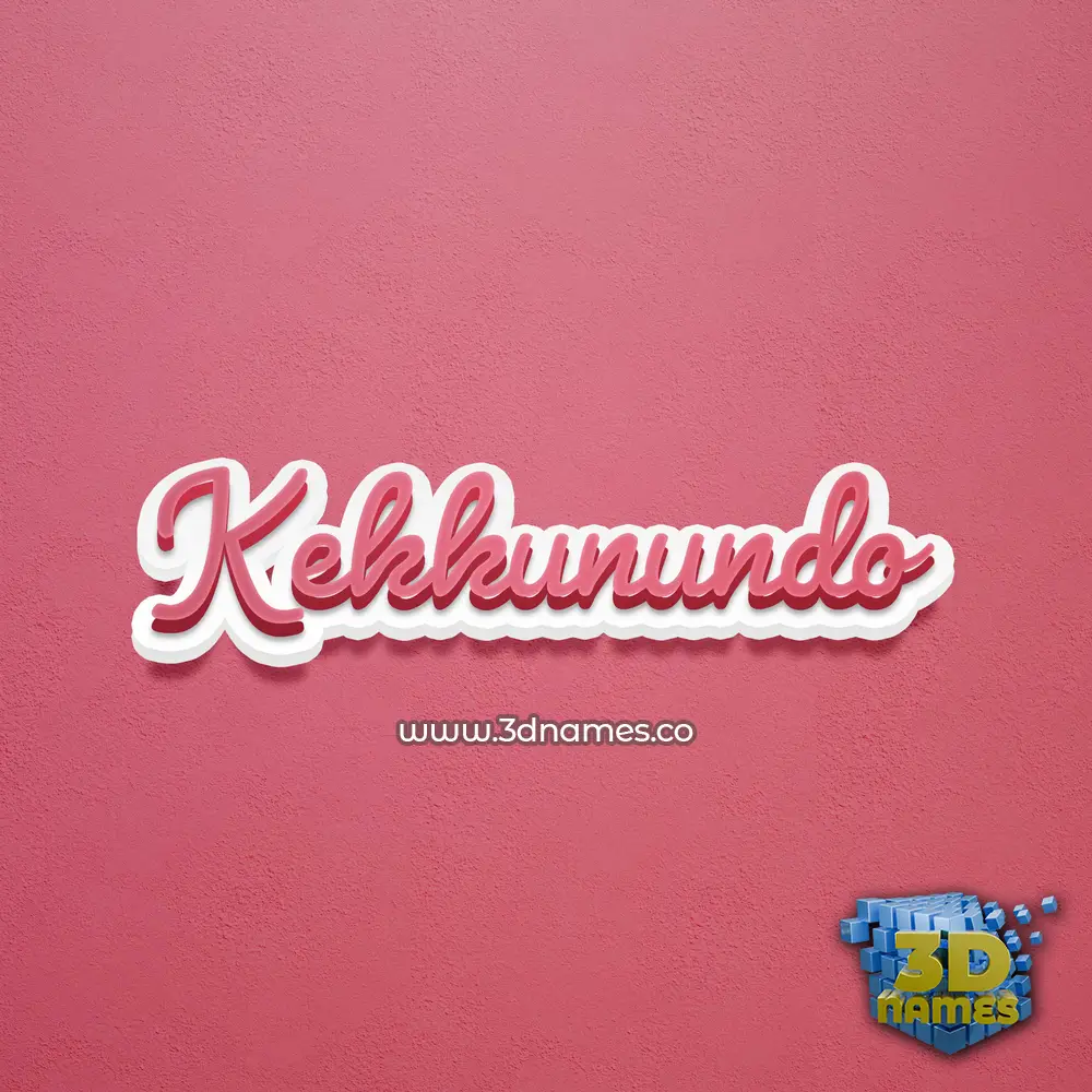 kekkunundo in Red Scribble style - 3D name wallpaper kekkunundo in Red Scribble style - 3D name wallpaper