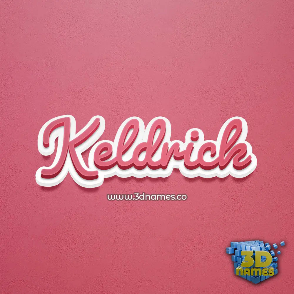keldrick in Red Scribble style - 3D name wallpaper keldrick in Red Scribble style - 3D name wallpaper
