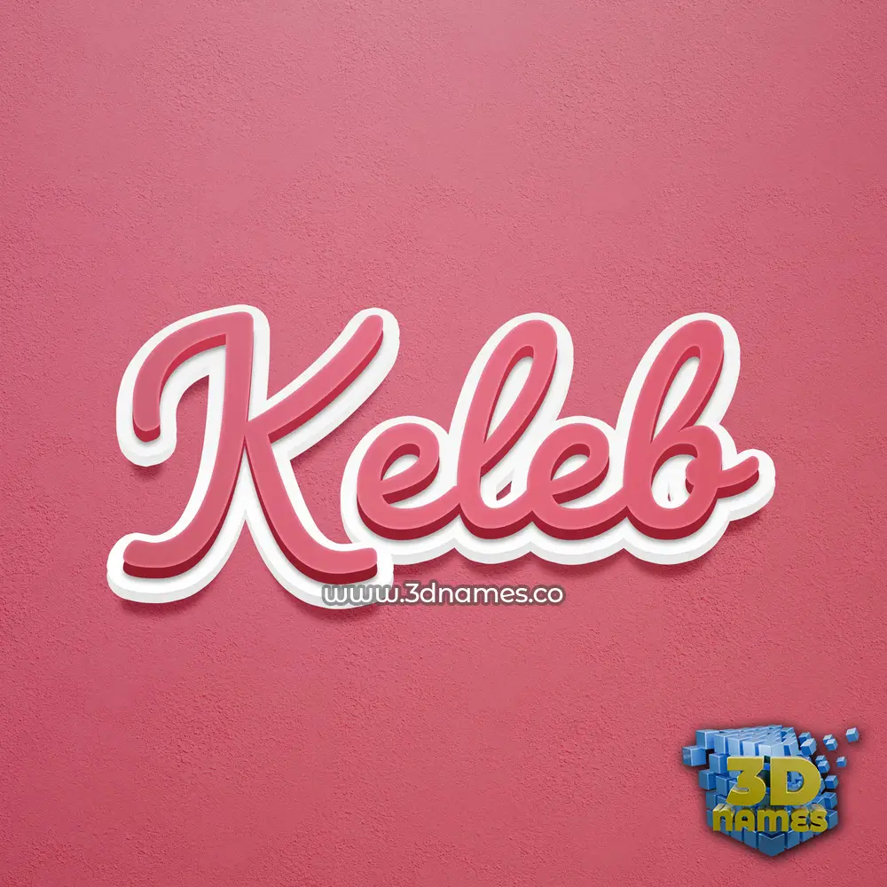 keleb in Red Scribble style - 3D name wallpaper keleb in Red Scribble style - 3D name wallpaper