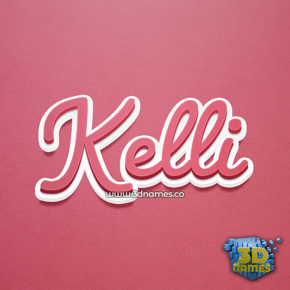 kelli in Red Scribble style - 3D name wallpaper kelli in Red Scribble style - 3D name wallpaper