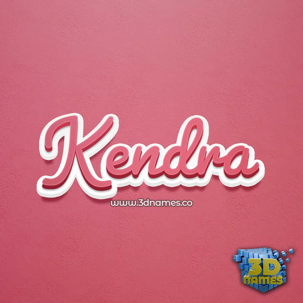 kendra in Red Scribble style - 3D name wallpaper kendra in Red Scribble style - 3D name wallpaper