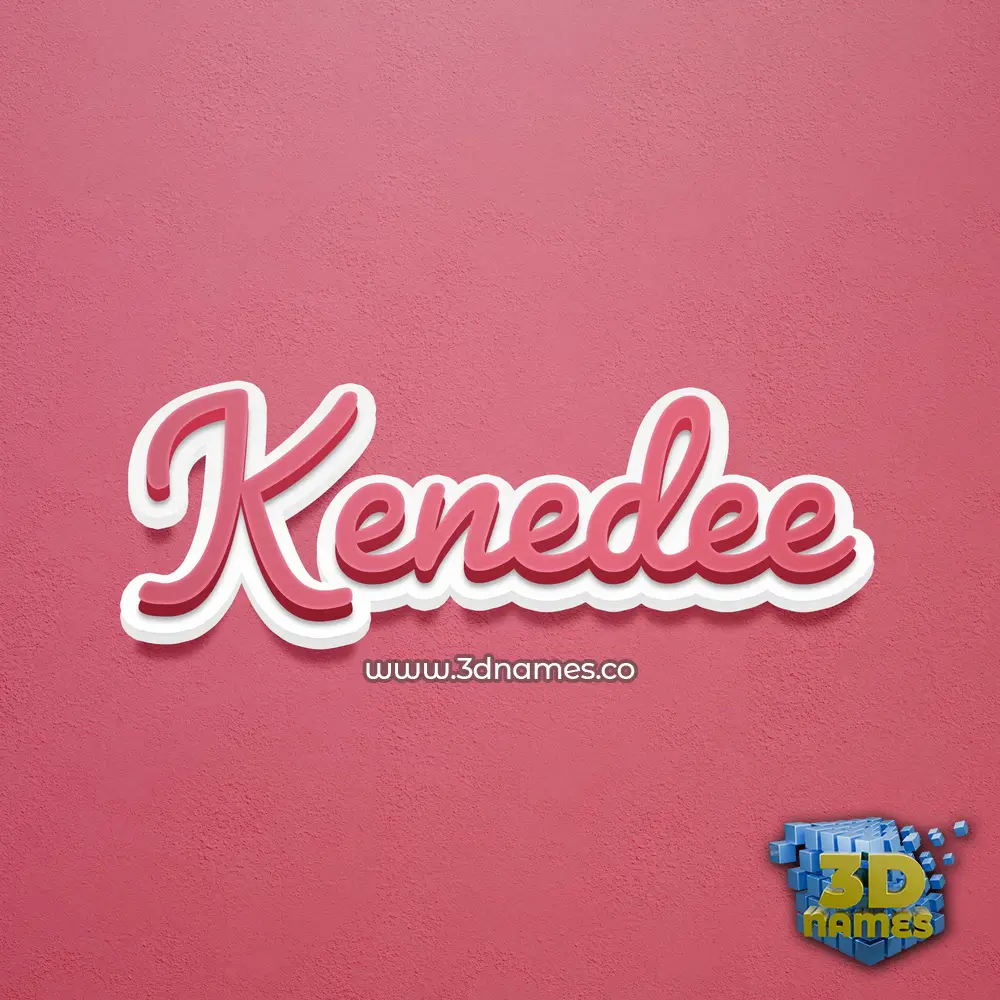 kenedee in Red Scribble style - 3D name wallpaper kenedee in Red Scribble style - 3D name wallpaper