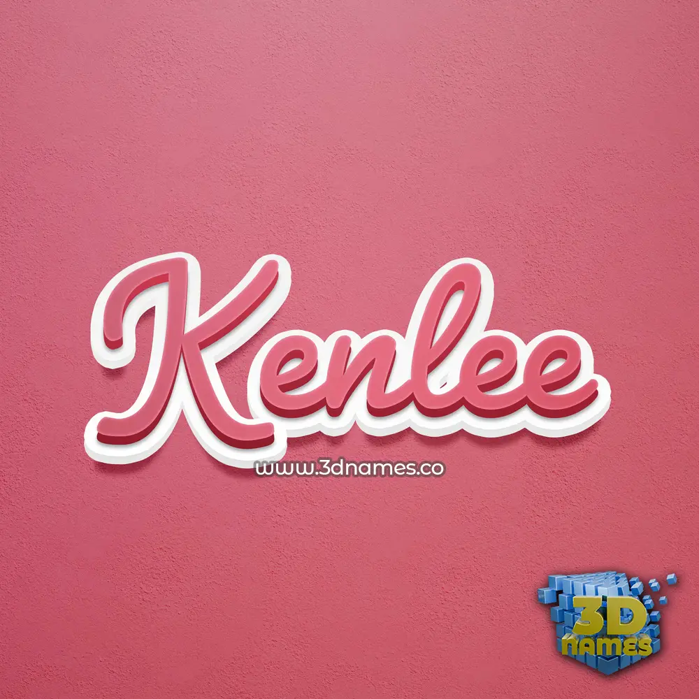 kenlee in Red Scribble style - 3D name wallpaper kenlee in Red Scribble style - 3D name wallpaper