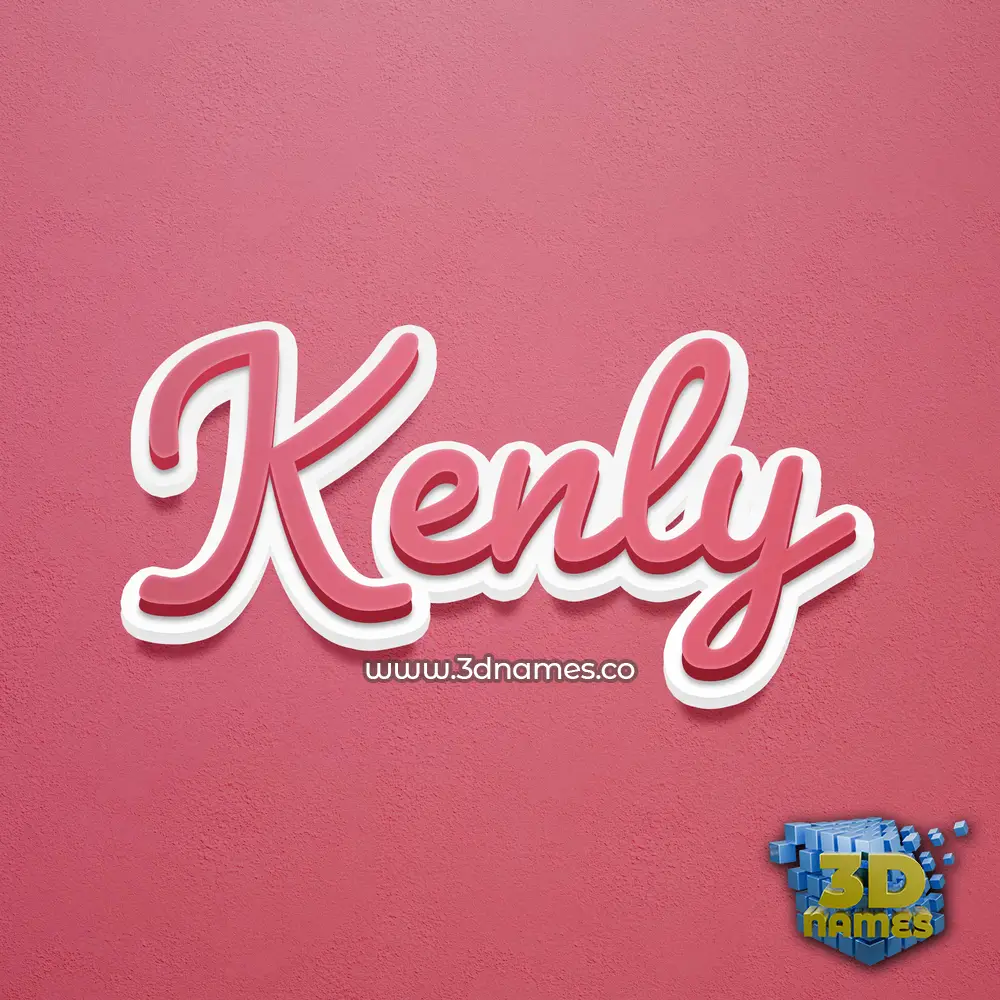 kenly in Red Scribble style - 3D name wallpaper kenly in Red Scribble style - 3D name wallpaper