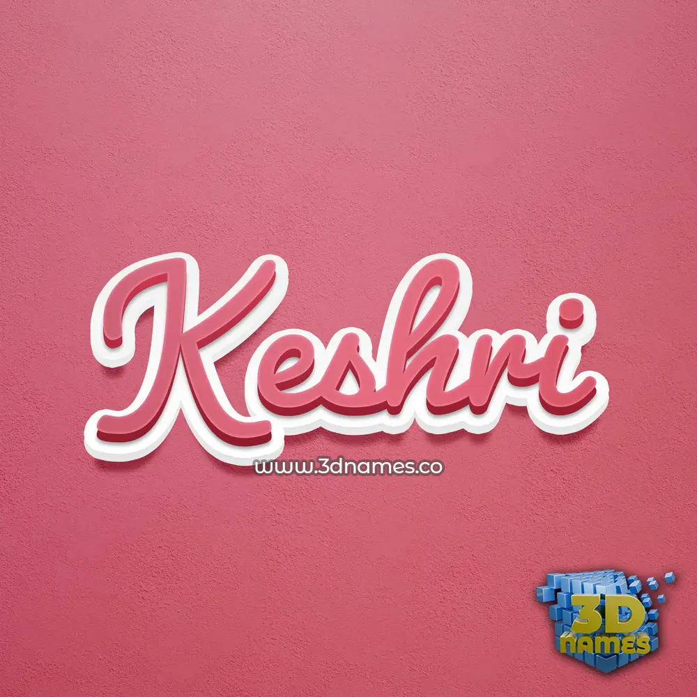 keshri in Red Scribble style - 3D name wallpaper keshri in Red Scribble style - 3D name wallpaper