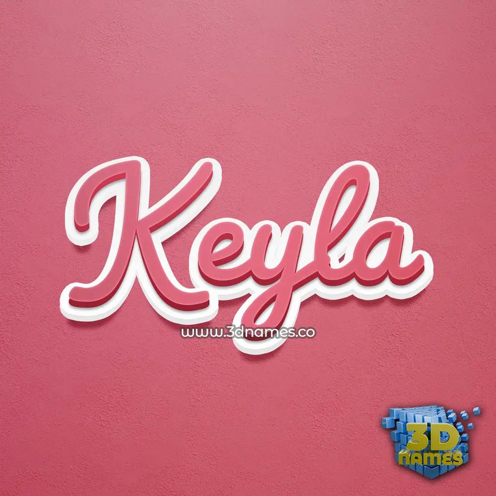 keyla in Red Scribble style - 3D name wallpaper keyla in Red Scribble style - 3D name wallpaper