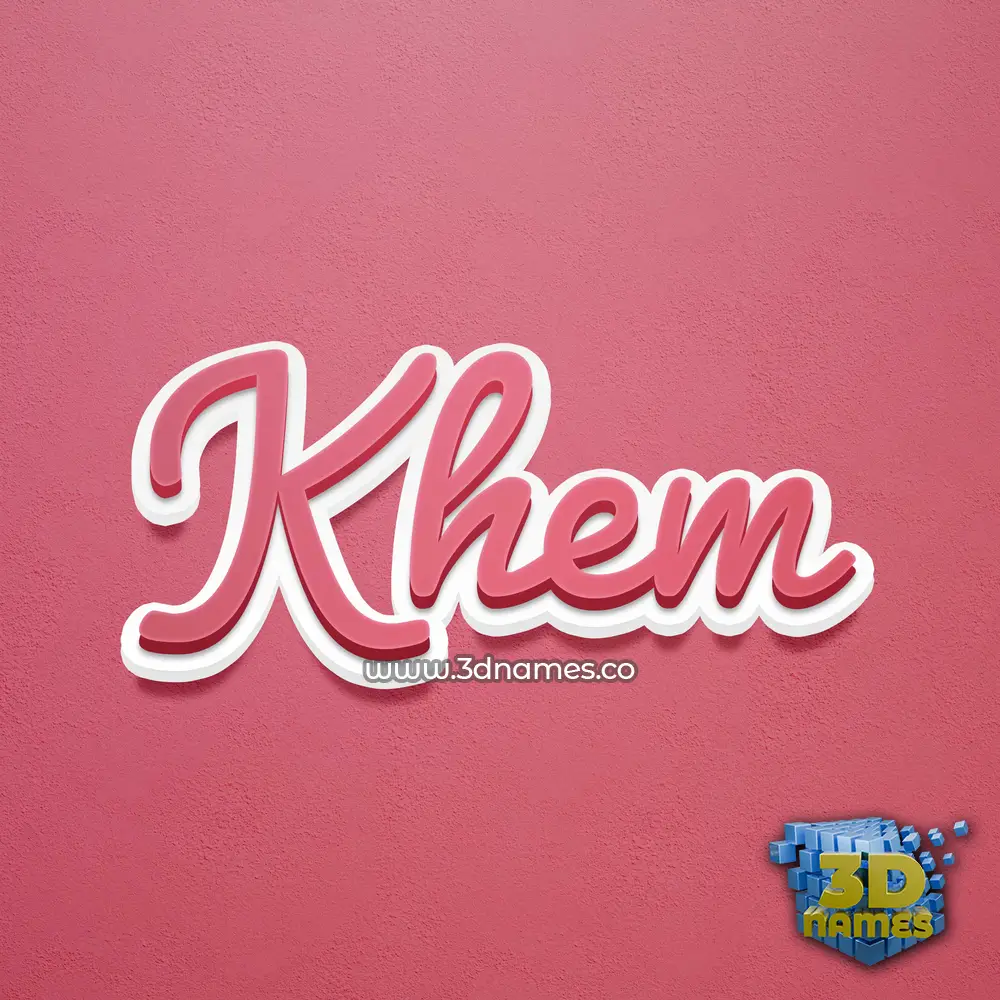 khem in Red Scribble style - 3D name wallpaper khem in Red Scribble style - 3D name wallpaper