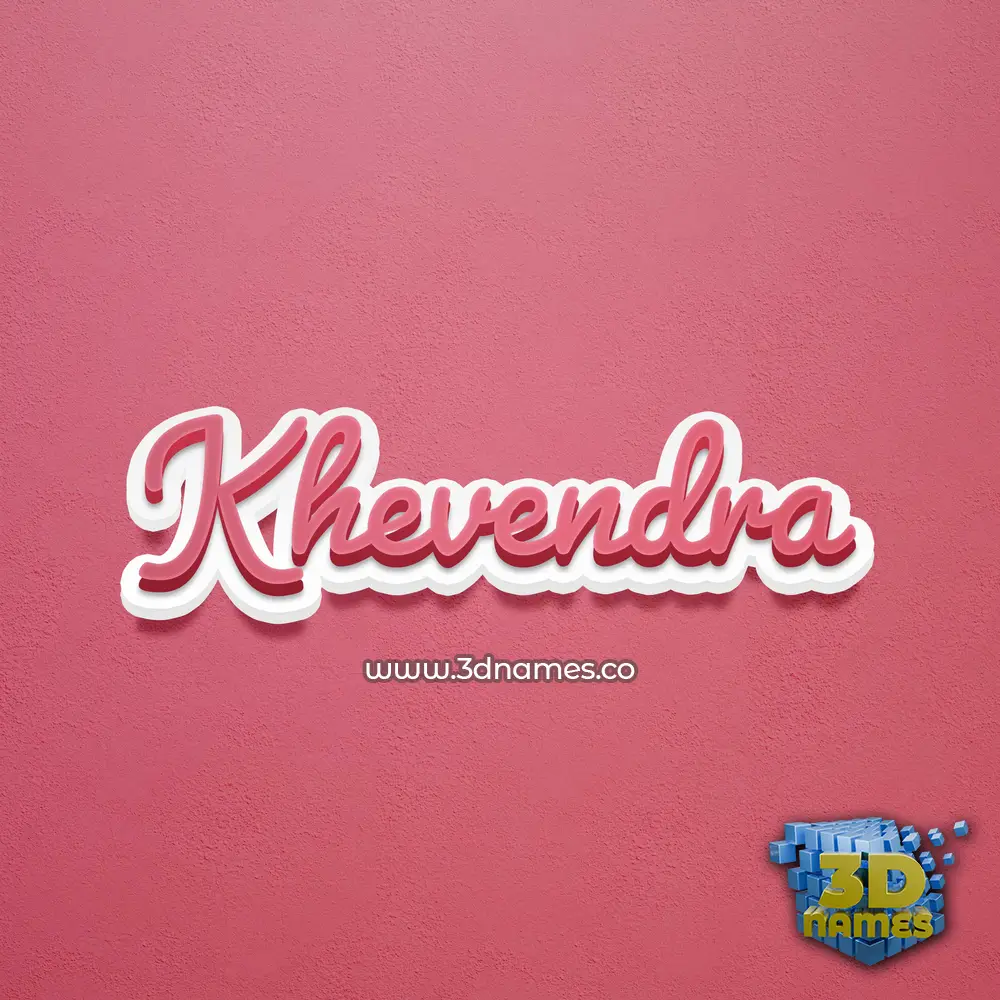 khevendra in Red Scribble style - 3D name wallpaper khevendra in Red Scribble style - 3D name wallpaper