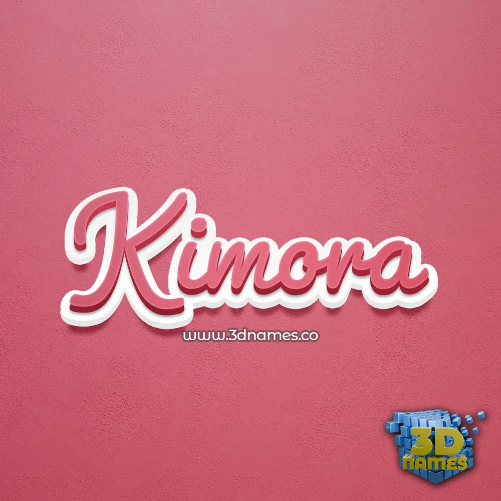 kimora in Red Scribble style - 3D name wallpaper kimora in Red Scribble style - 3D name wallpaper