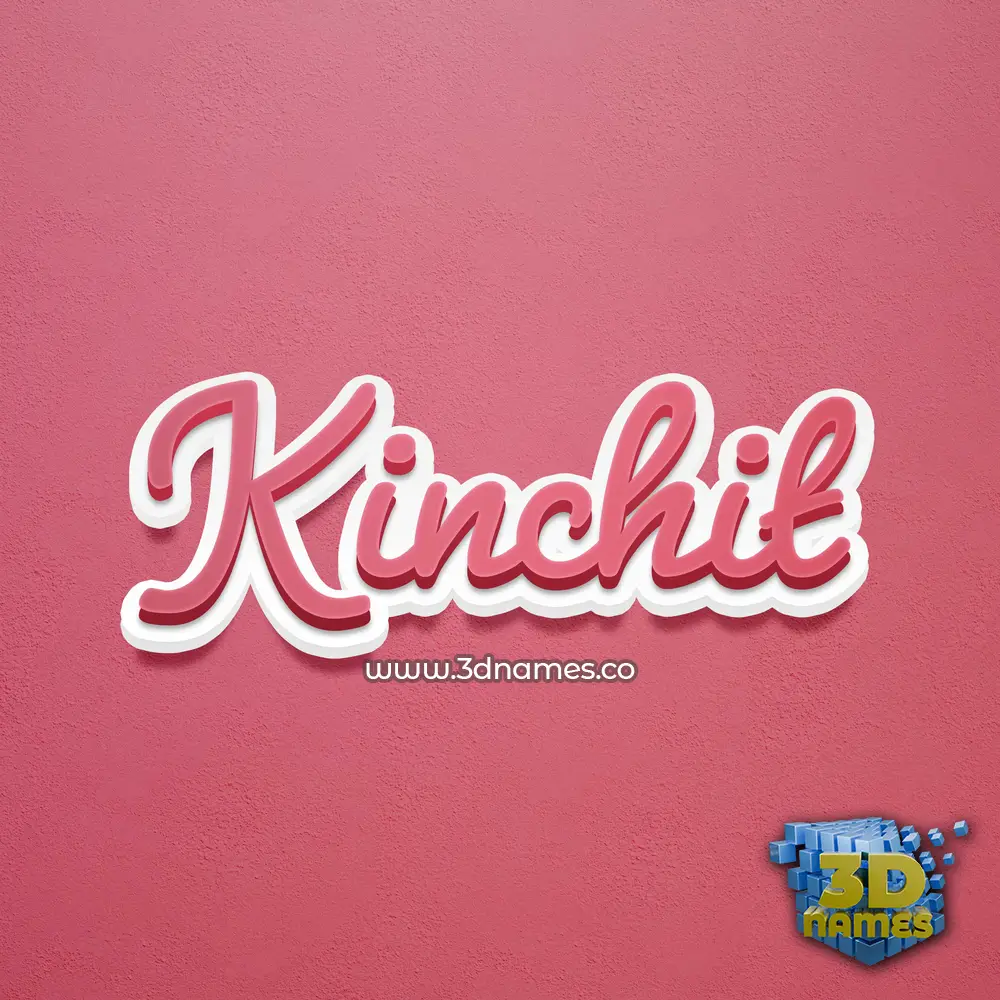 kinchit in Red Scribble style - 3D name wallpaper kinchit in Red Scribble style - 3D name wallpaper