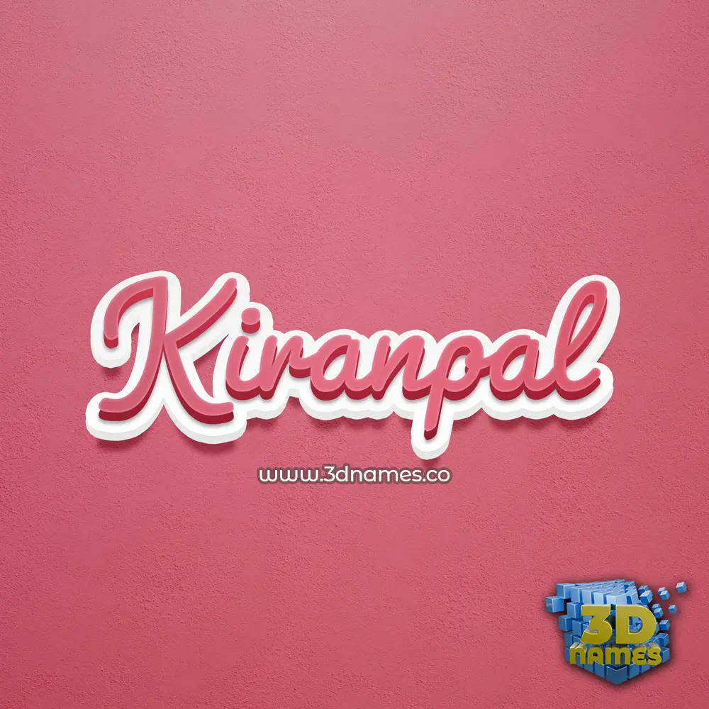 kiranpal in Red Scribble style - 3D name wallpaper kiranpal in Red Scribble style - 3D name wallpaper