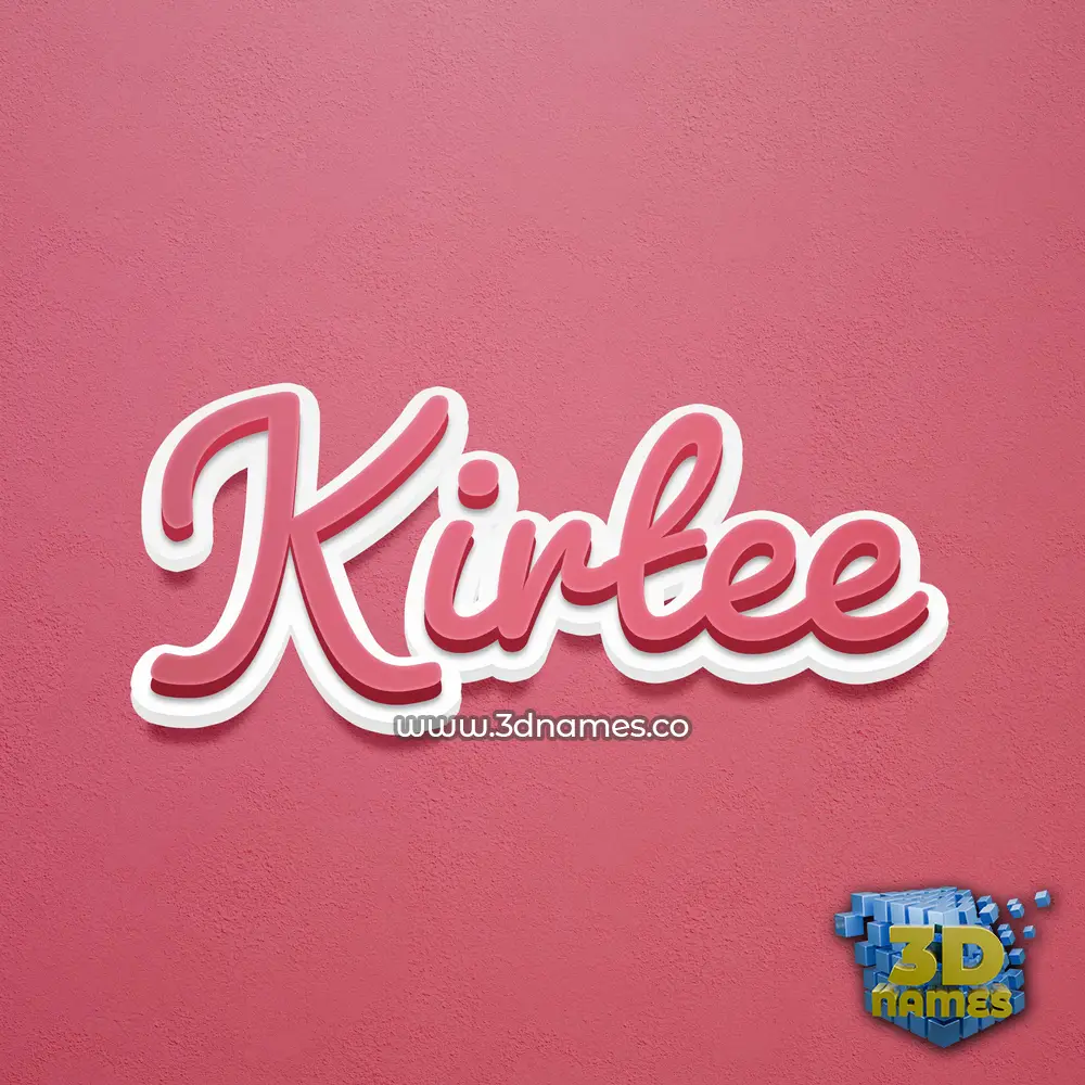 kirtee in Red Scribble style - 3D name wallpaper kirtee in Red Scribble style - 3D name wallpaper