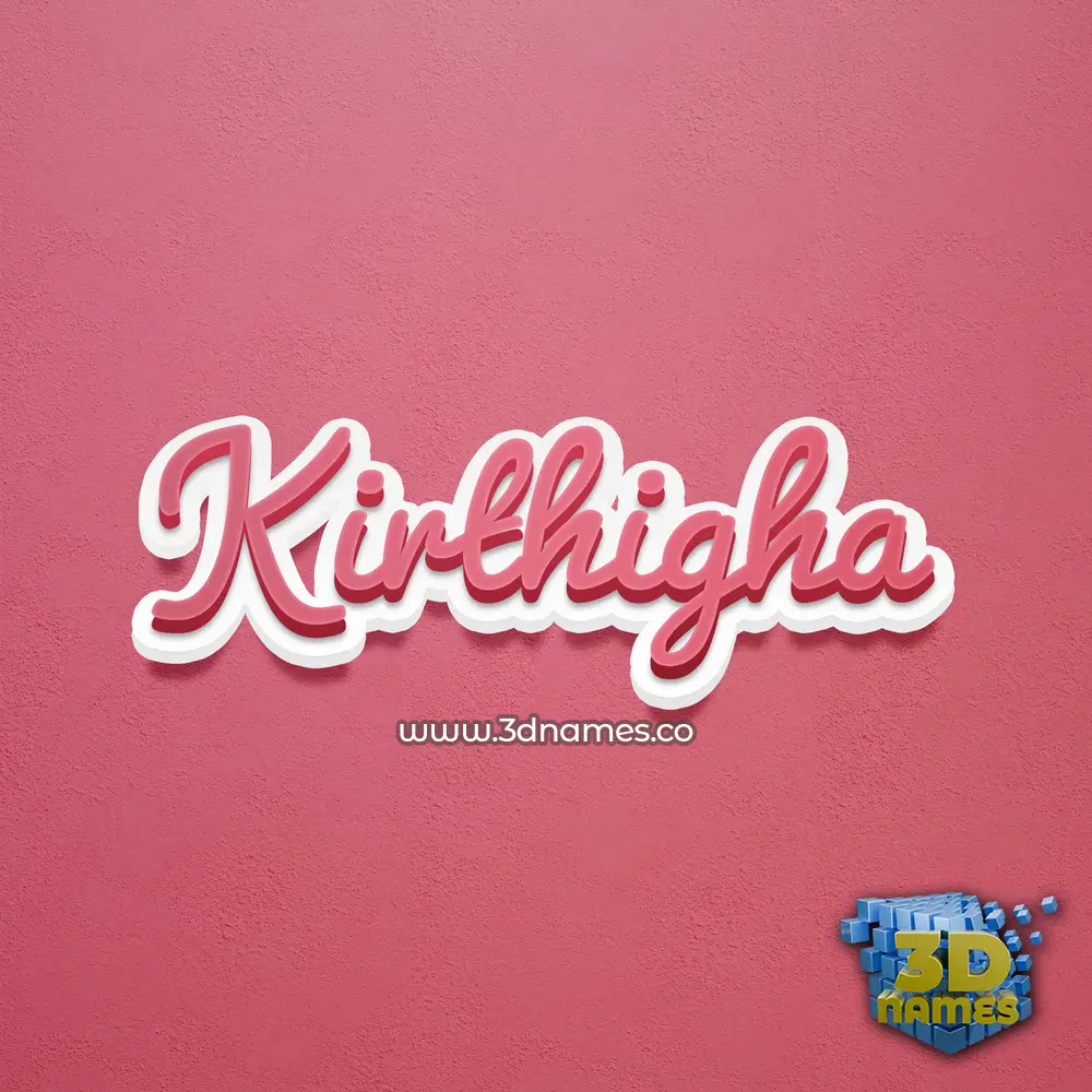 kirthigha in Red Scribble style - 3D name wallpaper kirthigha in Red Scribble style - 3D name wallpaper
