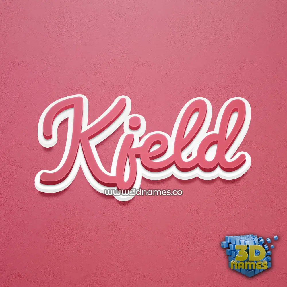 kjeld in Red Scribble style - 3D name wallpaper kjeld in Red Scribble style - 3D name wallpaper
