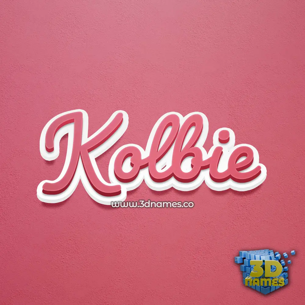 kolbie in Red Scribble style - 3D name wallpaper kolbie in Red Scribble style - 3D name wallpaper