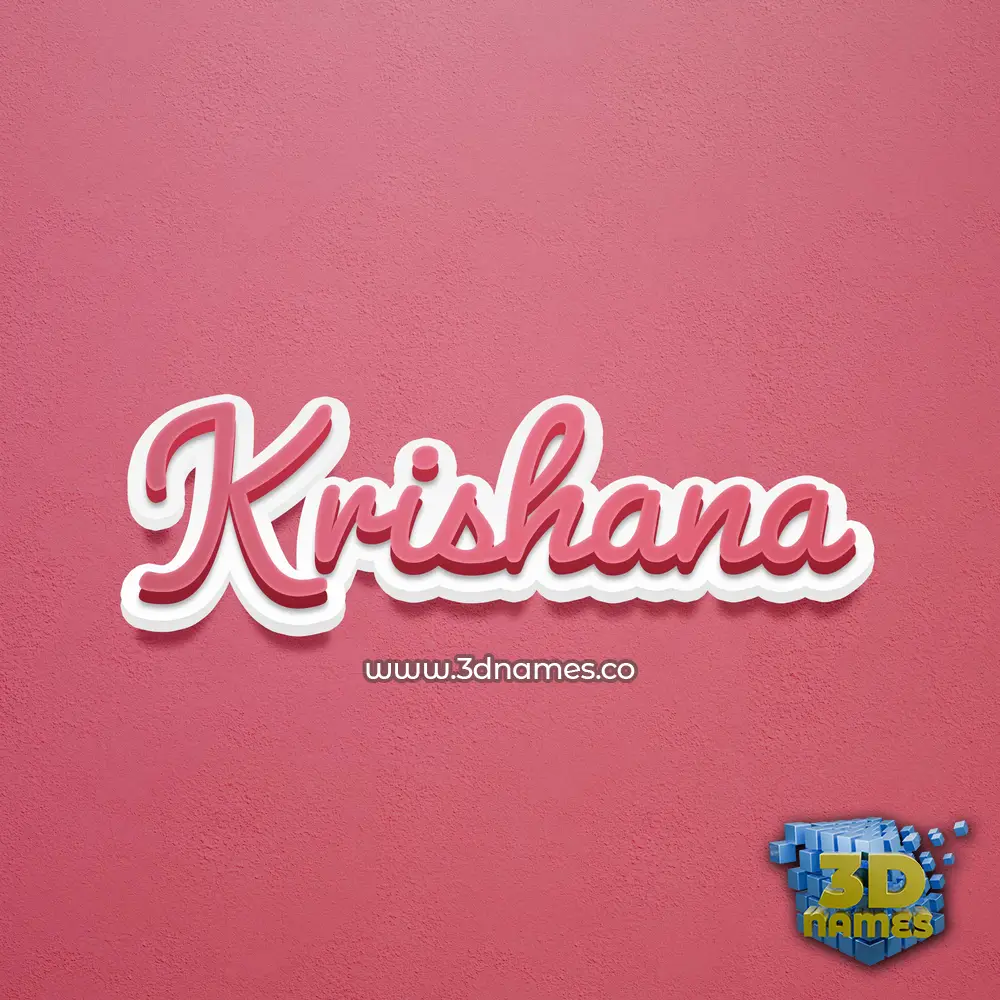 krishana in Red Scribble style - 3D name wallpaper krishana in Red Scribble style - 3D name wallpaper