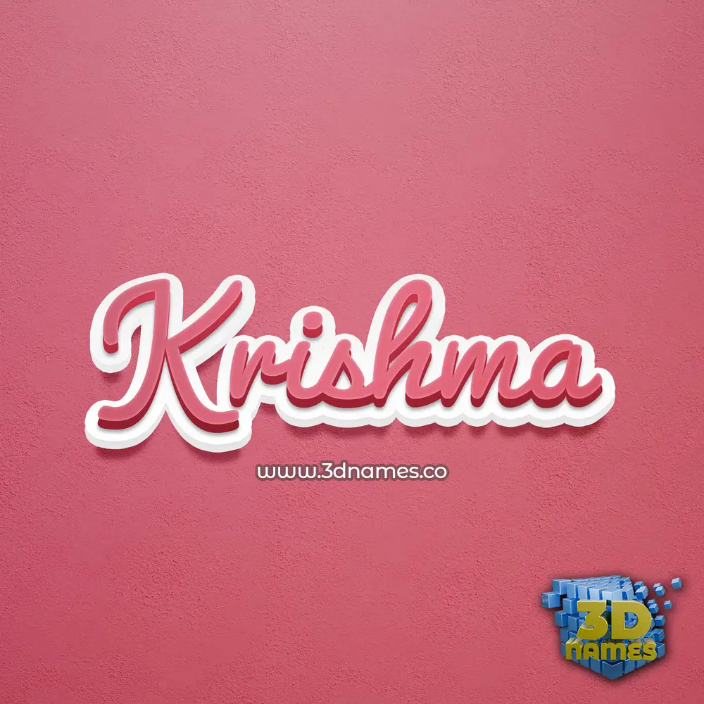 krishma in Red Scribble style - 3D name wallpaper krishma in Red Scribble style - 3D name wallpaper