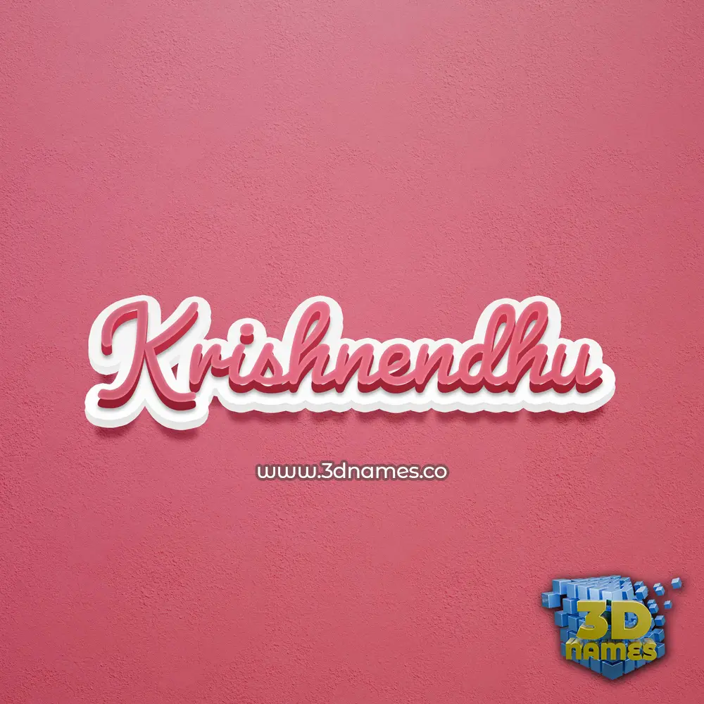 krishnendhu in Red Scribble style - 3D name wallpaper krishnendhu in Red Scribble style - 3D name wallpaper