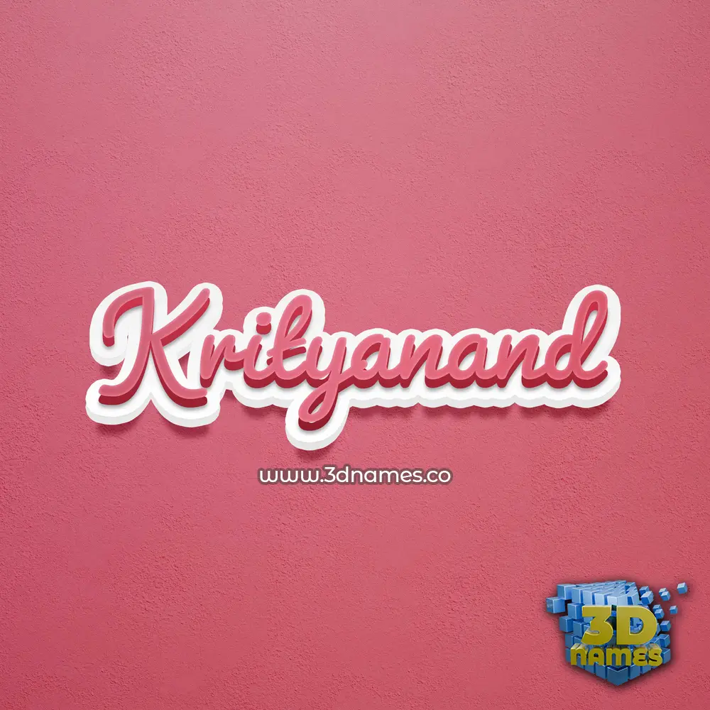 krityanand in Red Scribble style - 3D name wallpaper krityanand in Red Scribble style - 3D name wallpaper
