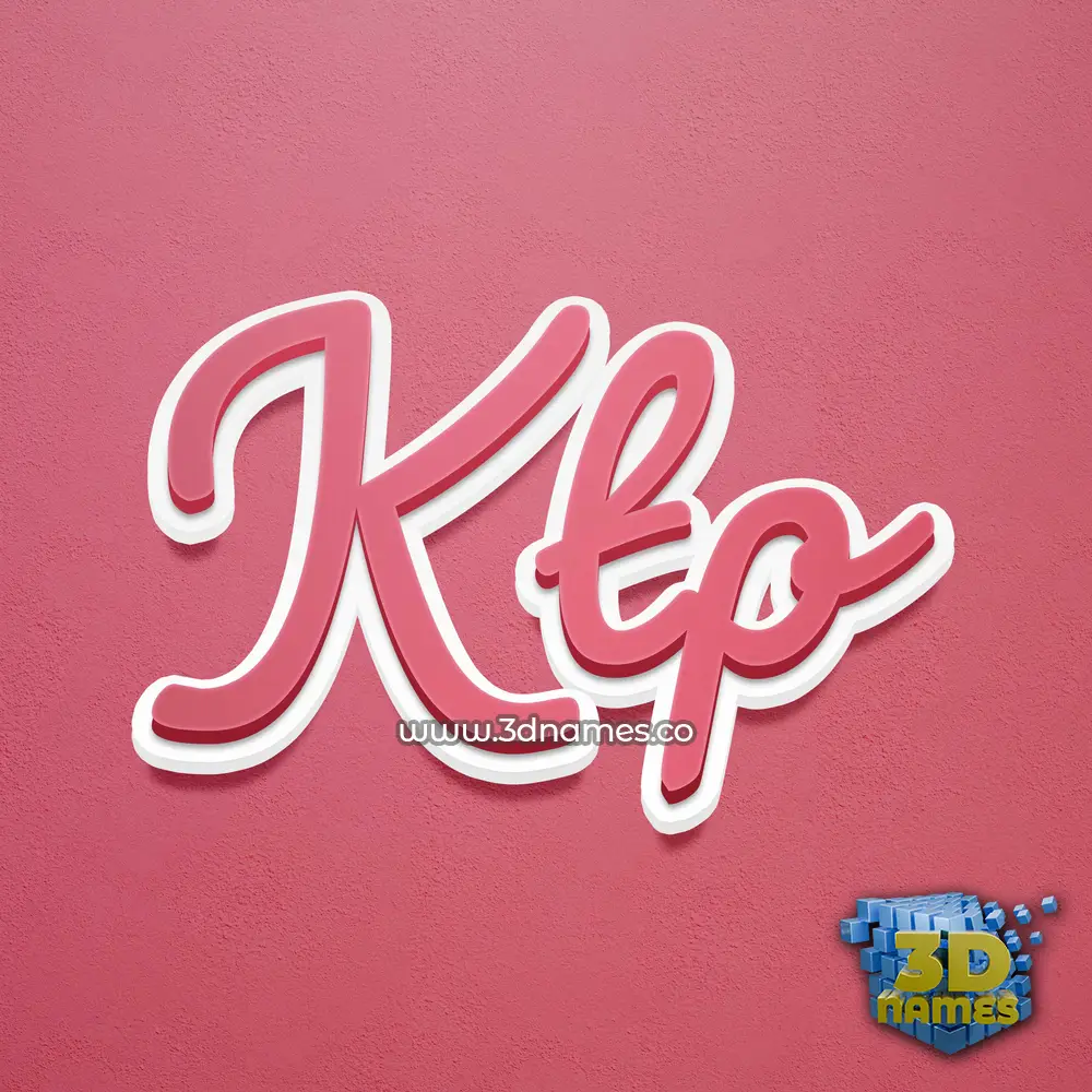 ktp in Red Scribble style - 3D name wallpaper ktp in Red Scribble style - 3D name wallpaper