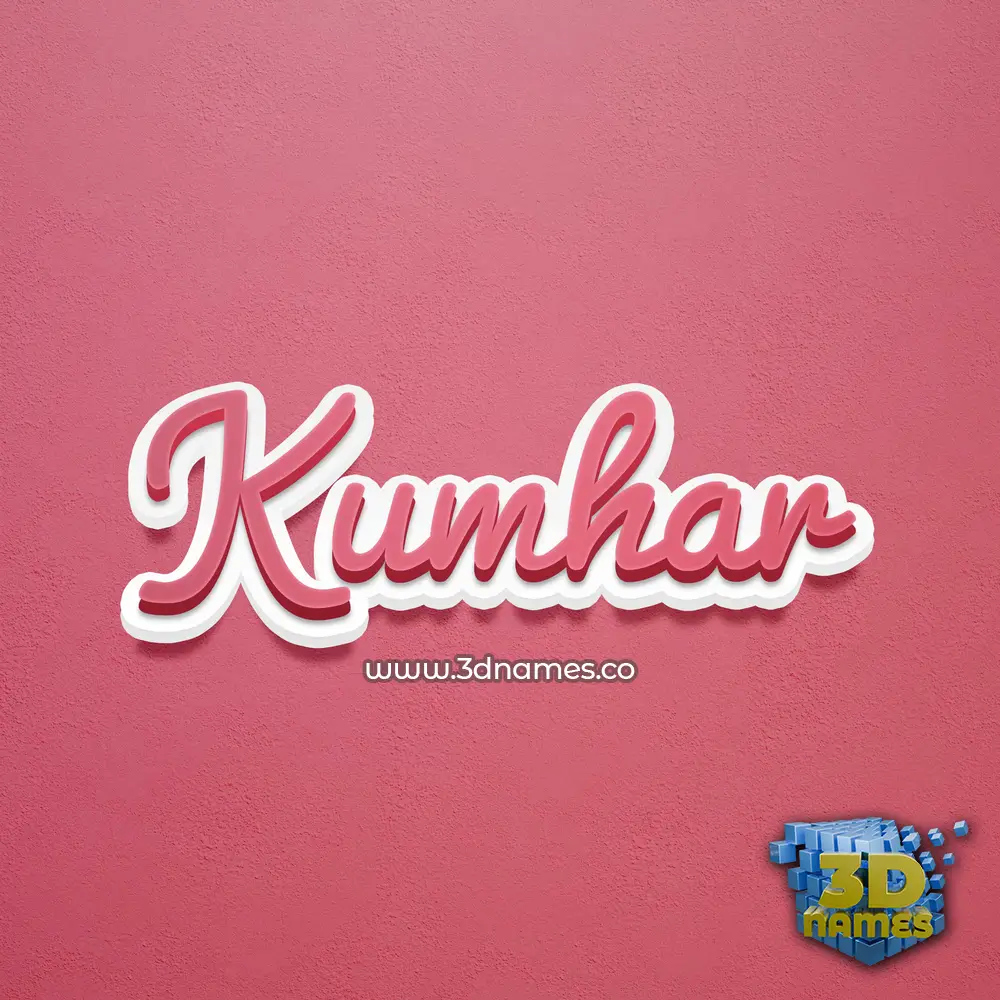 kumhar in Red Scribble style - 3D name wallpaper kumhar in Red Scribble style - 3D name wallpaper