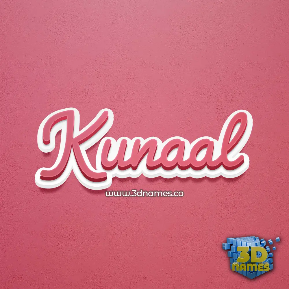 kunaal in Red Scribble style - 3D name wallpaper kunaal in Red Scribble style - 3D name wallpaper