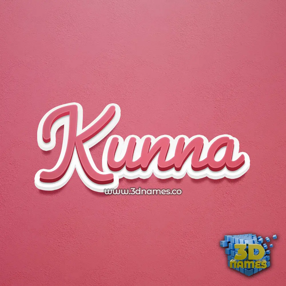 kunna in Red Scribble style - 3D name wallpaper kunna in Red Scribble style - 3D name wallpaper