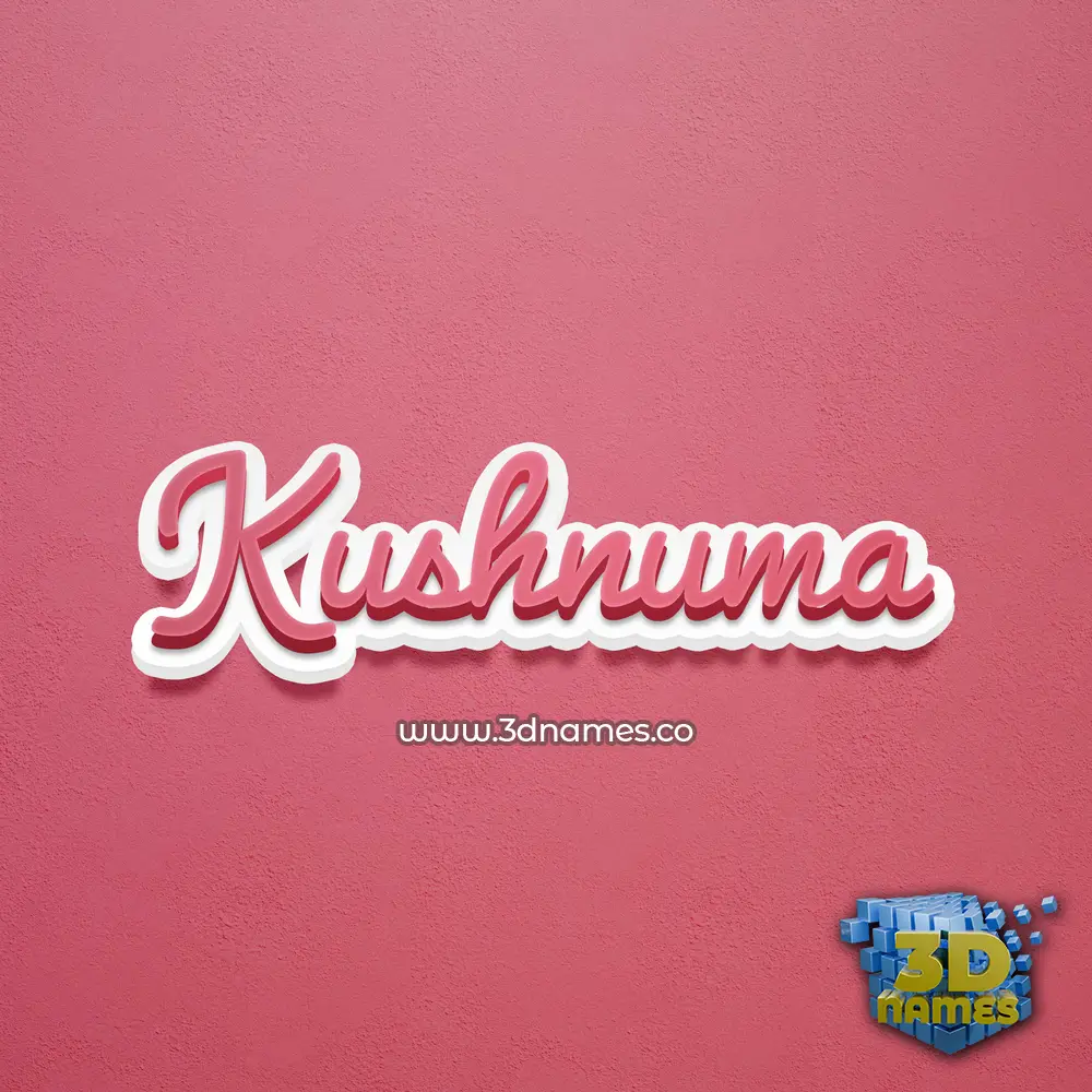 kushnuma in Red Scribble style - 3D name wallpaper kushnuma in Red Scribble style - 3D name wallpaper
