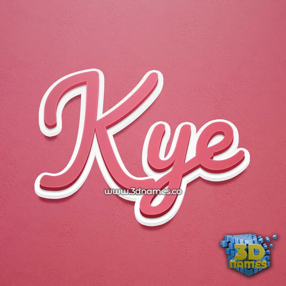 kye in Red Scribble style - 3D name wallpaper kye in Red Scribble style - 3D name wallpaper