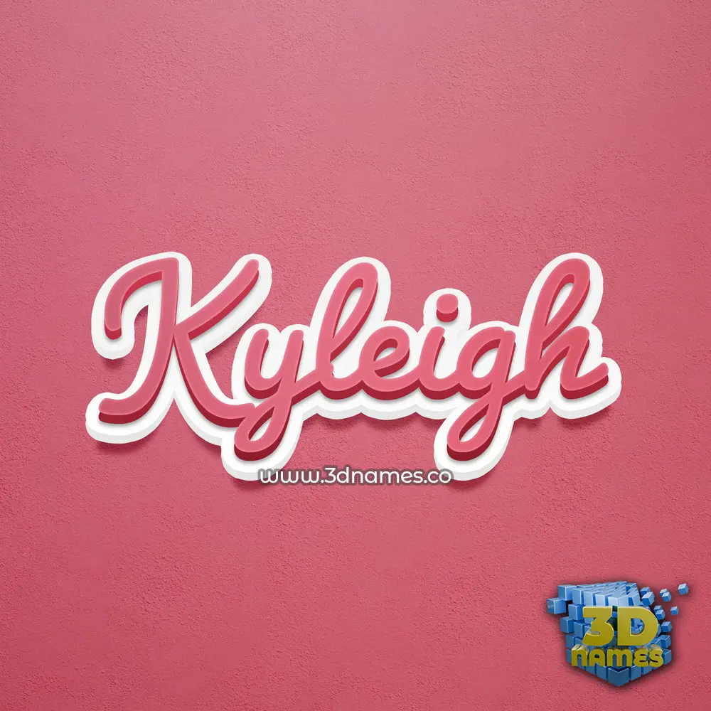 kyleigh in Red Scribble style - 3D name wallpaper kyleigh in Red Scribble style - 3D name wallpaper