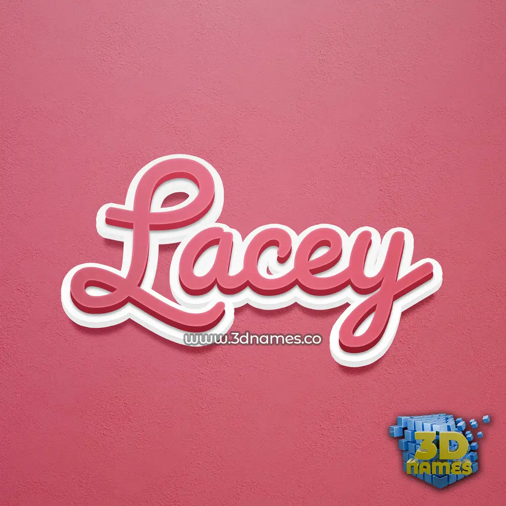 lacey in Red Scribble style - 3D name wallpaper lacey in Red Scribble style - 3D name wallpaper