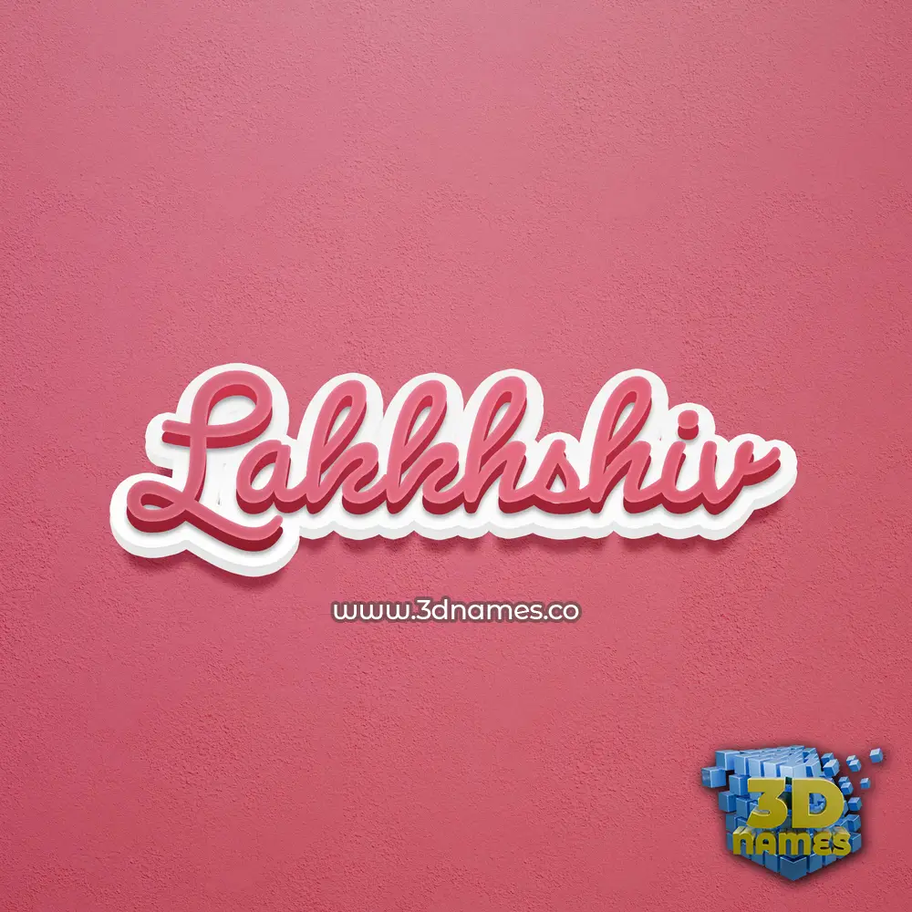 lakkhshiv in Red Scribble style - 3D name wallpaper lakkhshiv in Red Scribble style - 3D name wallpaper