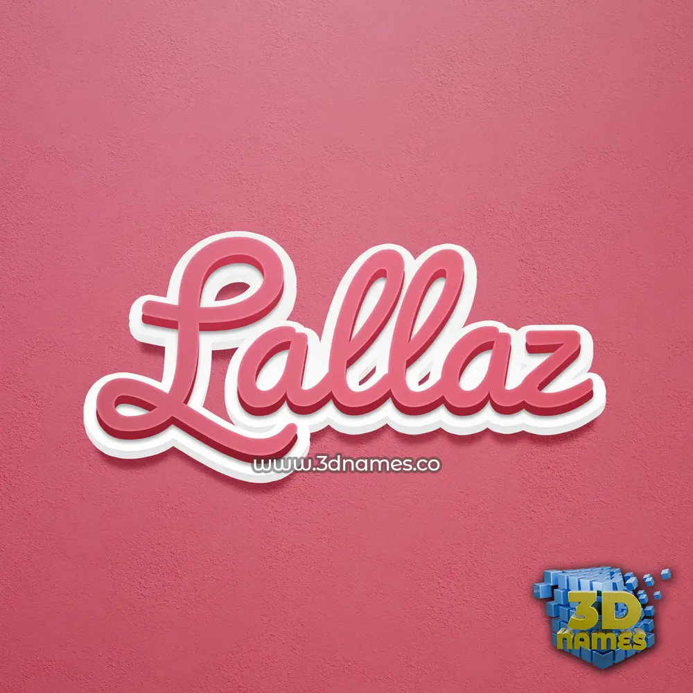 lallaz in Red Scribble style - 3D name wallpaper lallaz in Red Scribble style - 3D name wallpaper