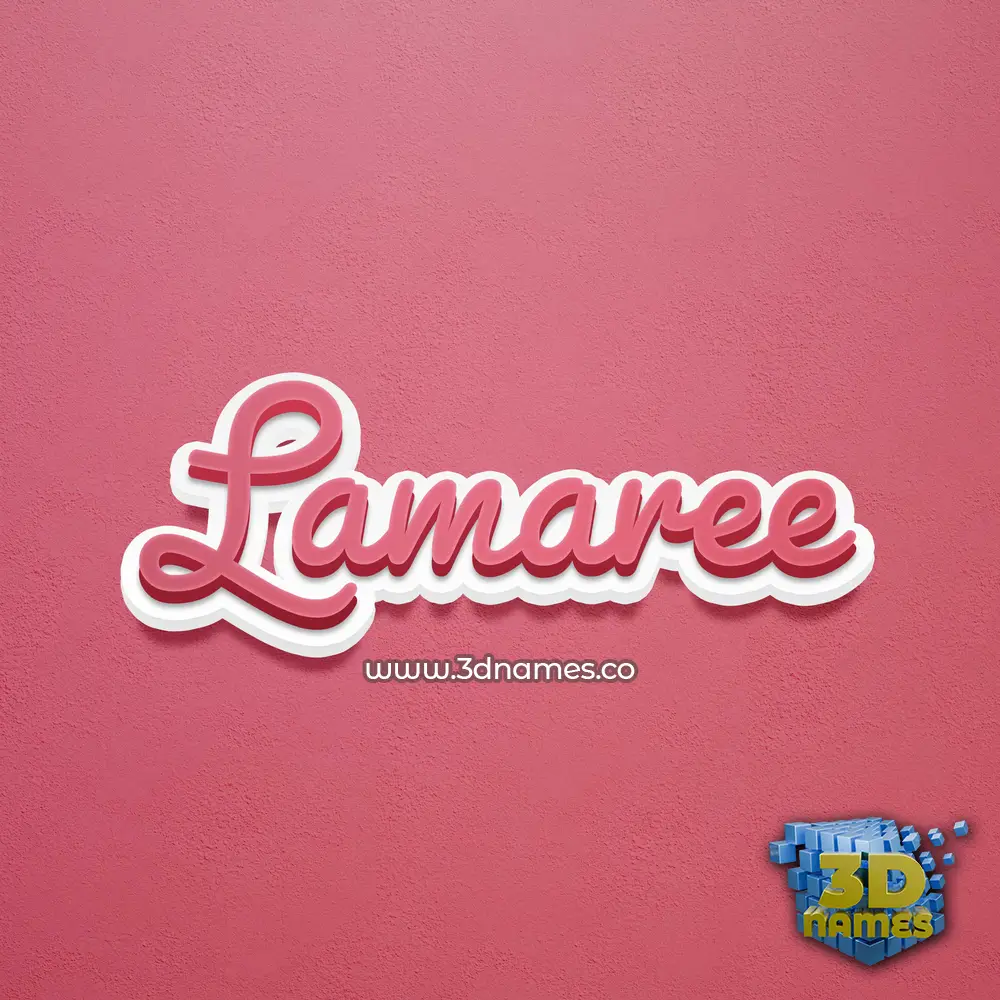 lamaree in Red Scribble style - 3D name wallpaper lamaree in Red Scribble style - 3D name wallpaper