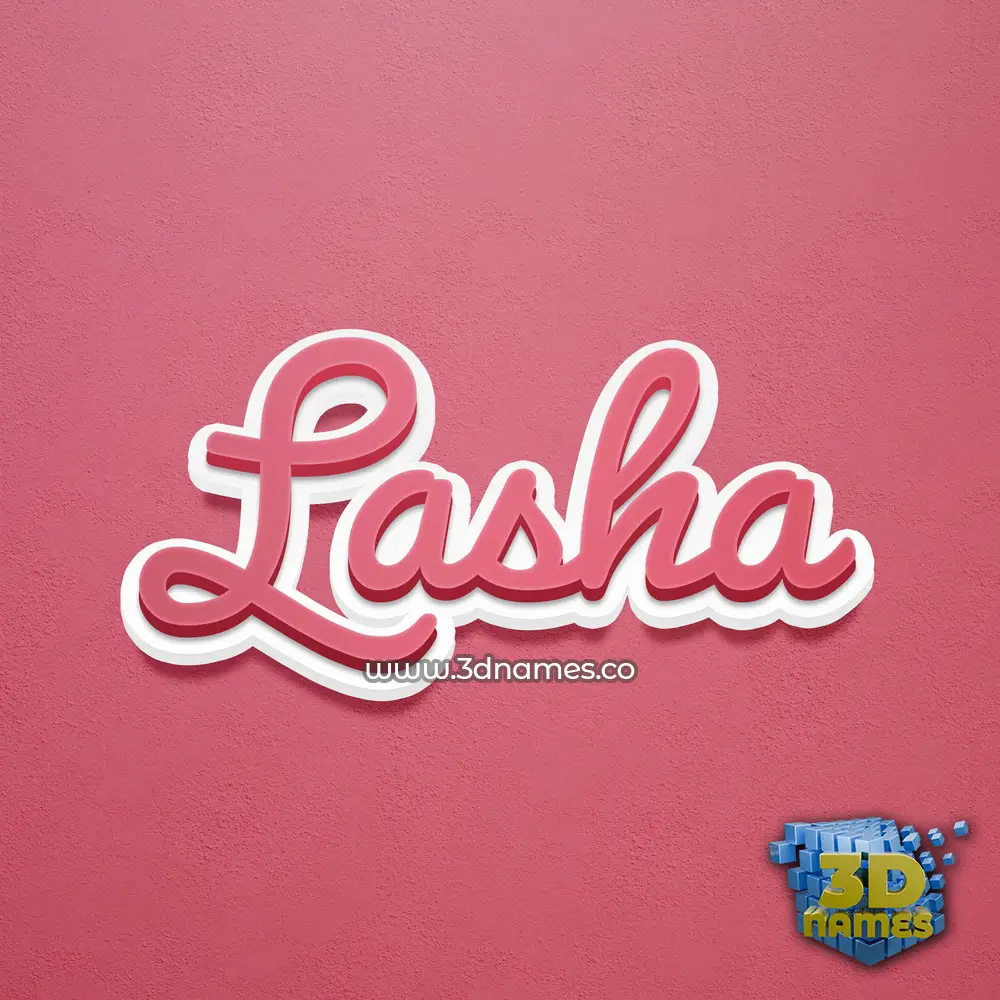 lasha in Red Scribble style - 3D name wallpaper lasha in Red Scribble style - 3D name wallpaper