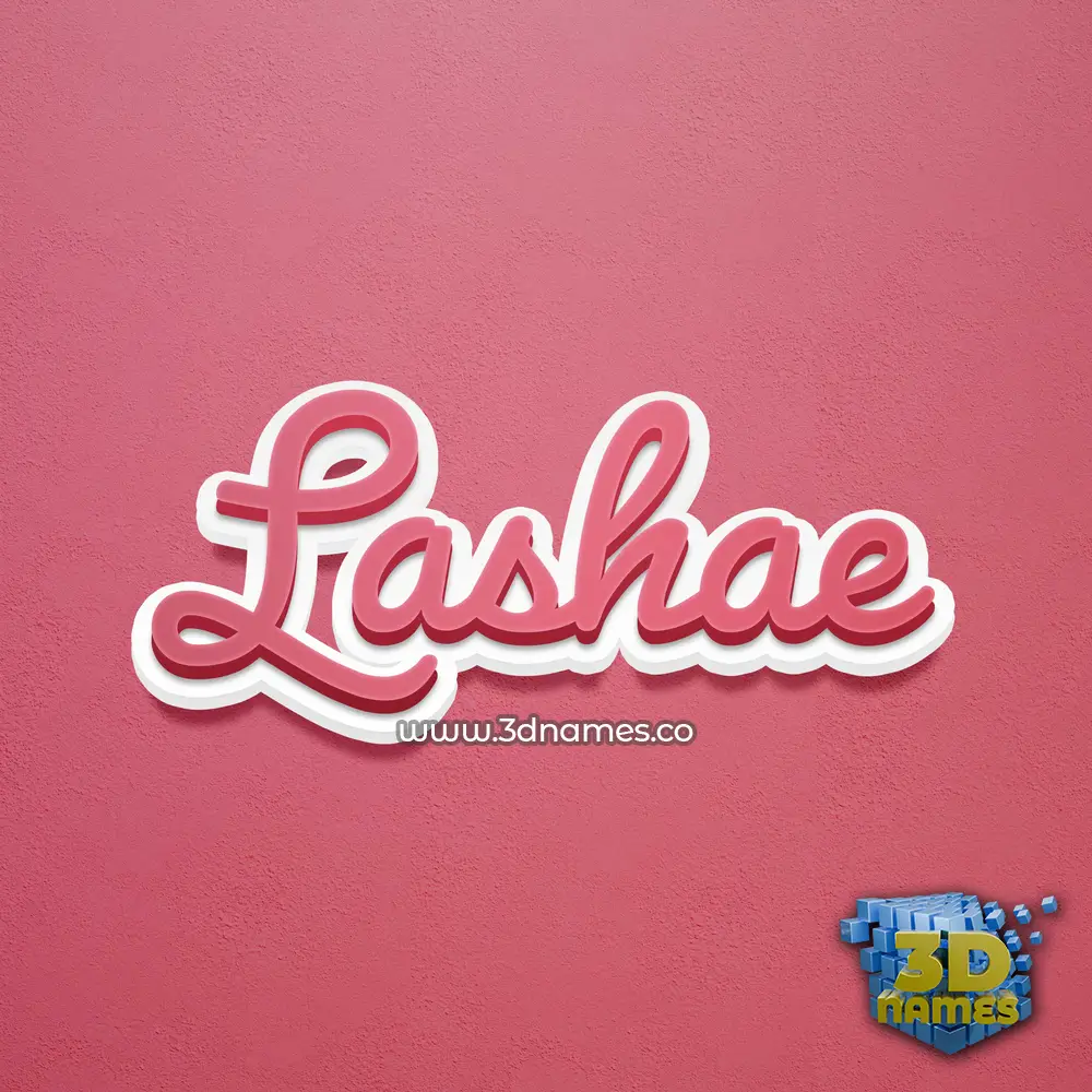 lashae in Red Scribble style - 3D name wallpaper lashae in Red Scribble style - 3D name wallpaper