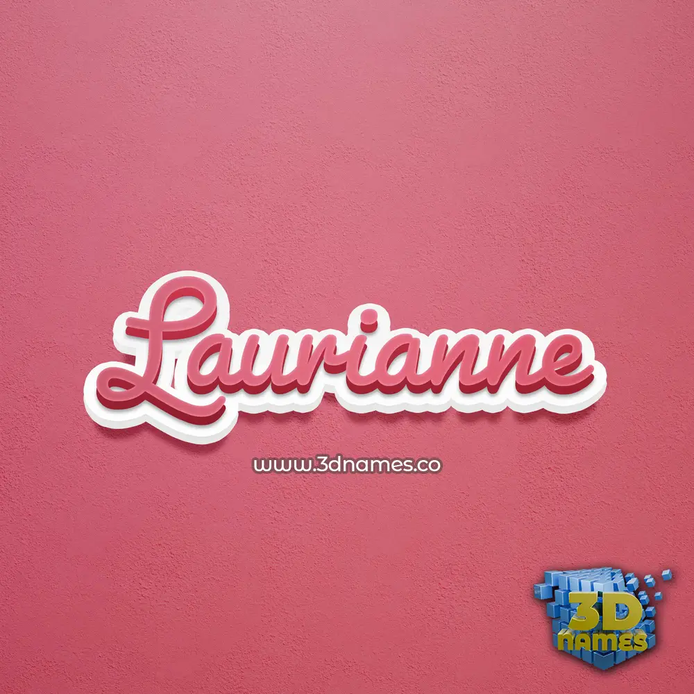 laurianne in Red Scribble style - 3D name wallpaper laurianne in Red Scribble style - 3D name wallpaper