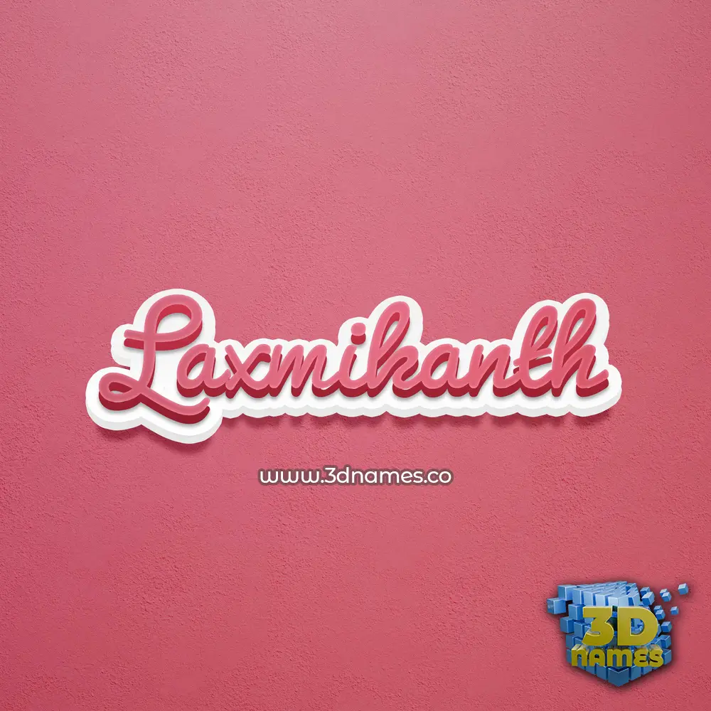 laxmikanth in Red Scribble style - 3D name wallpaper laxmikanth in Red Scribble style - 3D name wallpaper