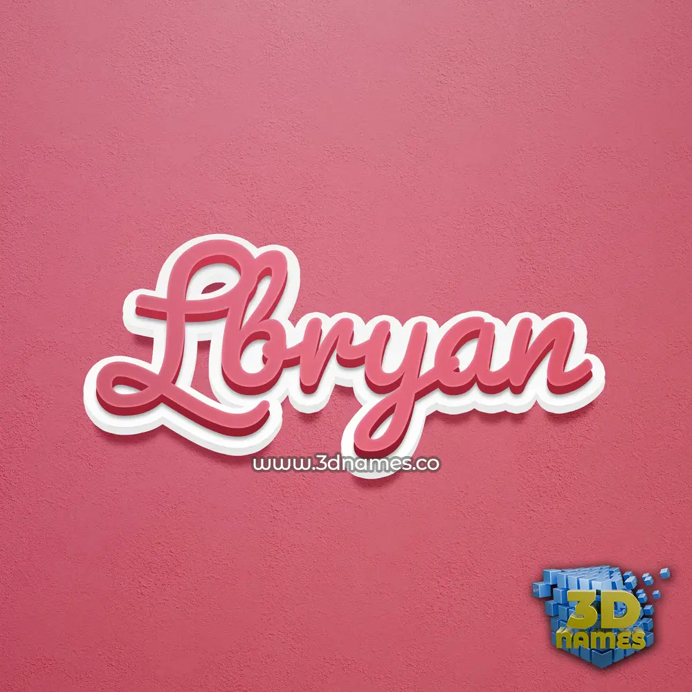 lbryan in Red Scribble style - 3D name wallpaper lbryan in Red Scribble style - 3D name wallpaper