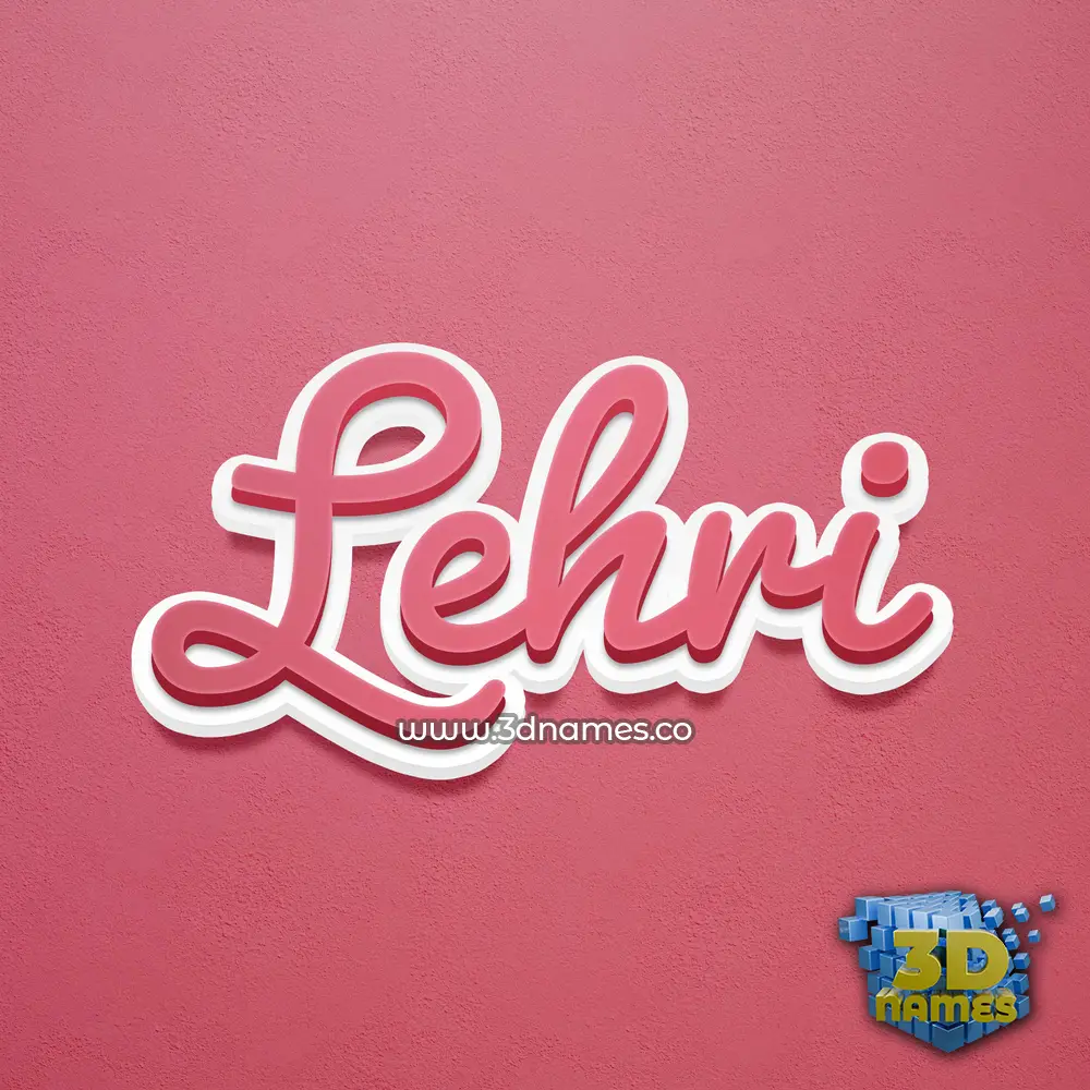 lehri in Red Scribble style - 3D name wallpaper lehri in Red Scribble style - 3D name wallpaper