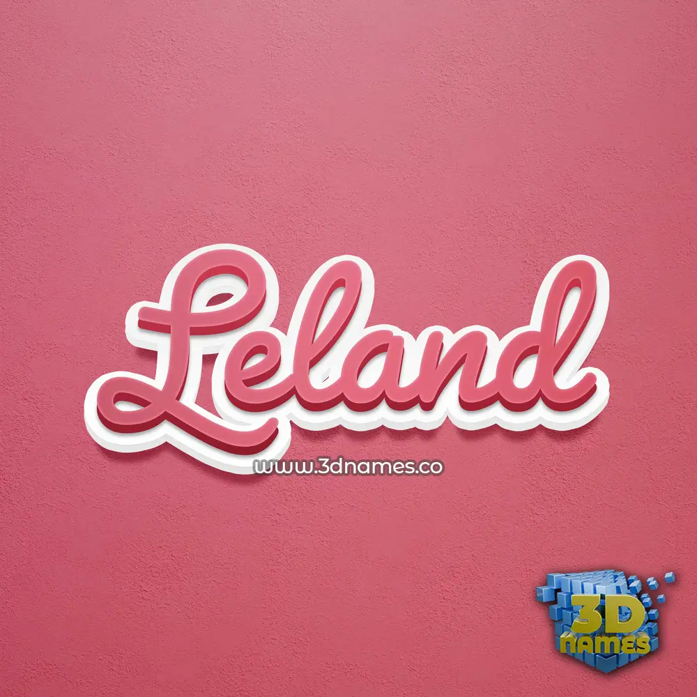 leland in Red Scribble style - 3D name wallpaper leland in Red Scribble style - 3D name wallpaper