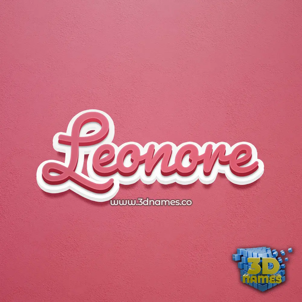 leonore in Red Scribble style - 3D name wallpaper leonore in Red Scribble style - 3D name wallpaper