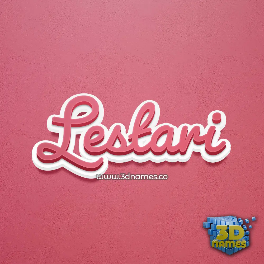 lestari in Red Scribble style - 3D name wallpaper lestari in Red Scribble style - 3D name wallpaper