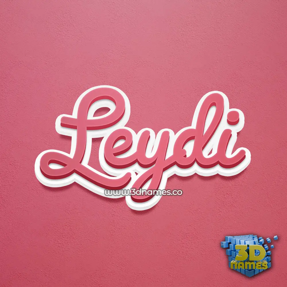 leydi in Red Scribble style - 3D name wallpaper leydi in Red Scribble style - 3D name wallpaper