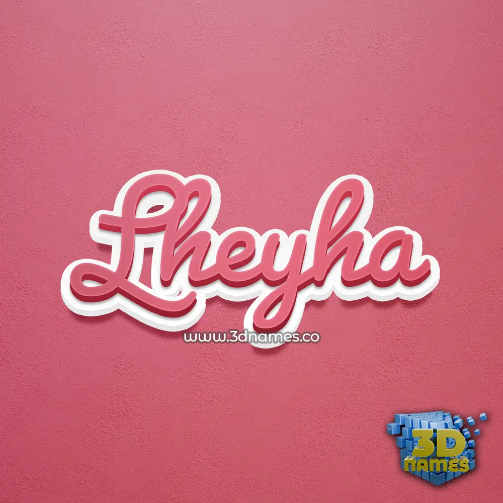 lheyha in Red Scribble style - 3D name wallpaper lheyha in Red Scribble style - 3D name wallpaper