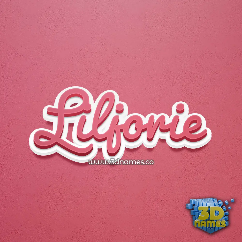 liljorie in Red Scribble style - 3D name wallpaper liljorie in Red Scribble style - 3D name wallpaper