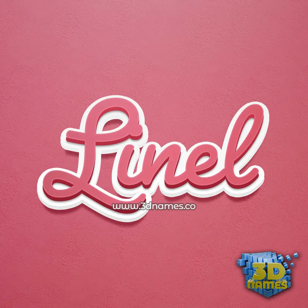 linel in Red Scribble style - 3D name wallpaper linel in Red Scribble style - 3D name wallpaper