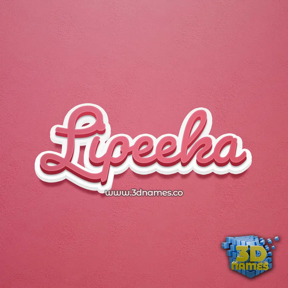 lipeeka in Red Scribble style - 3D name wallpaper lipeeka in Red Scribble style - 3D name wallpaper