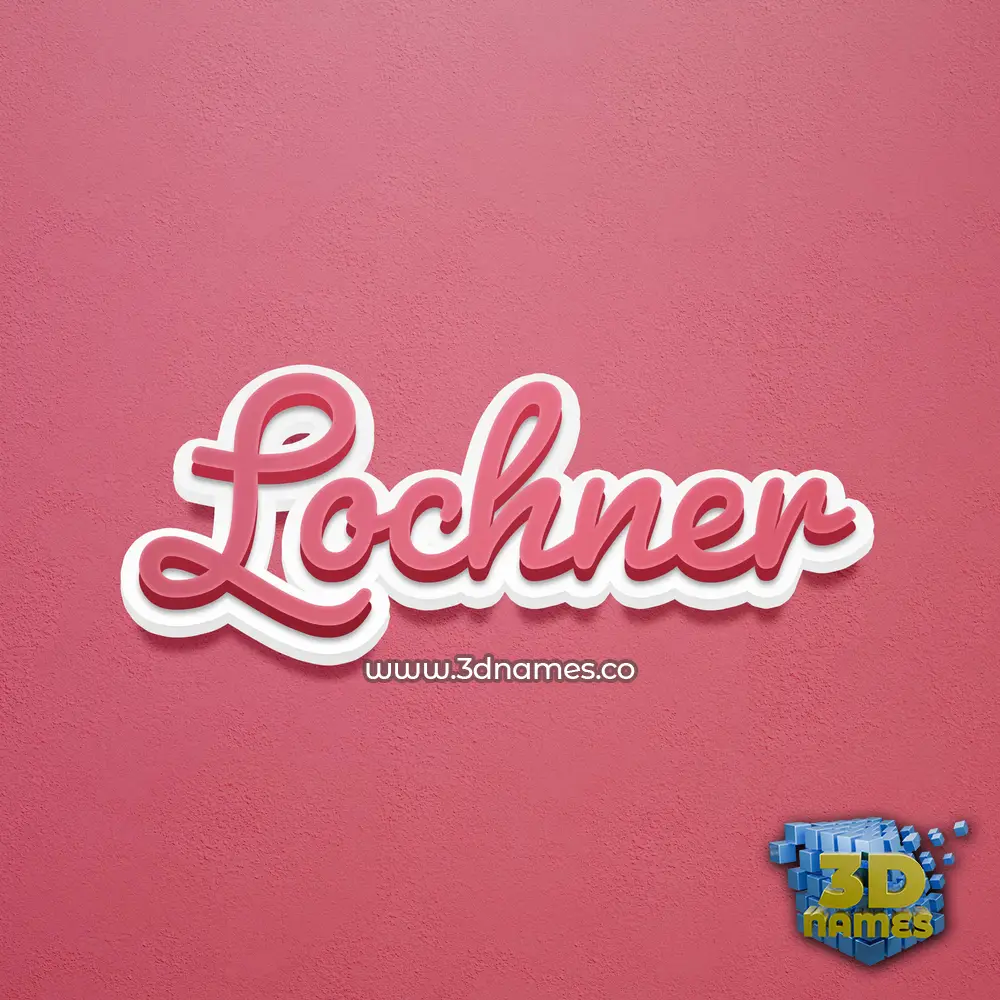 lochner in Red Scribble style - 3D name wallpaper lochner in Red Scribble style - 3D name wallpaper