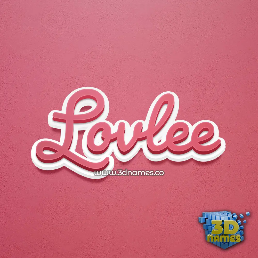 lovlee in Red Scribble style - 3D name wallpaper lovlee in Red Scribble style - 3D name wallpaper